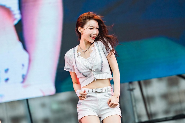 李雅英在活動上大秀舞技，嗨翻全場。（圖／高雄啤酒節提供）